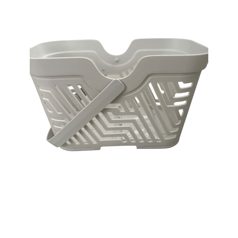 Ankyo Shower Caddy Portable Bath Organizer Basket w/ Dividers Light Gray Storage
